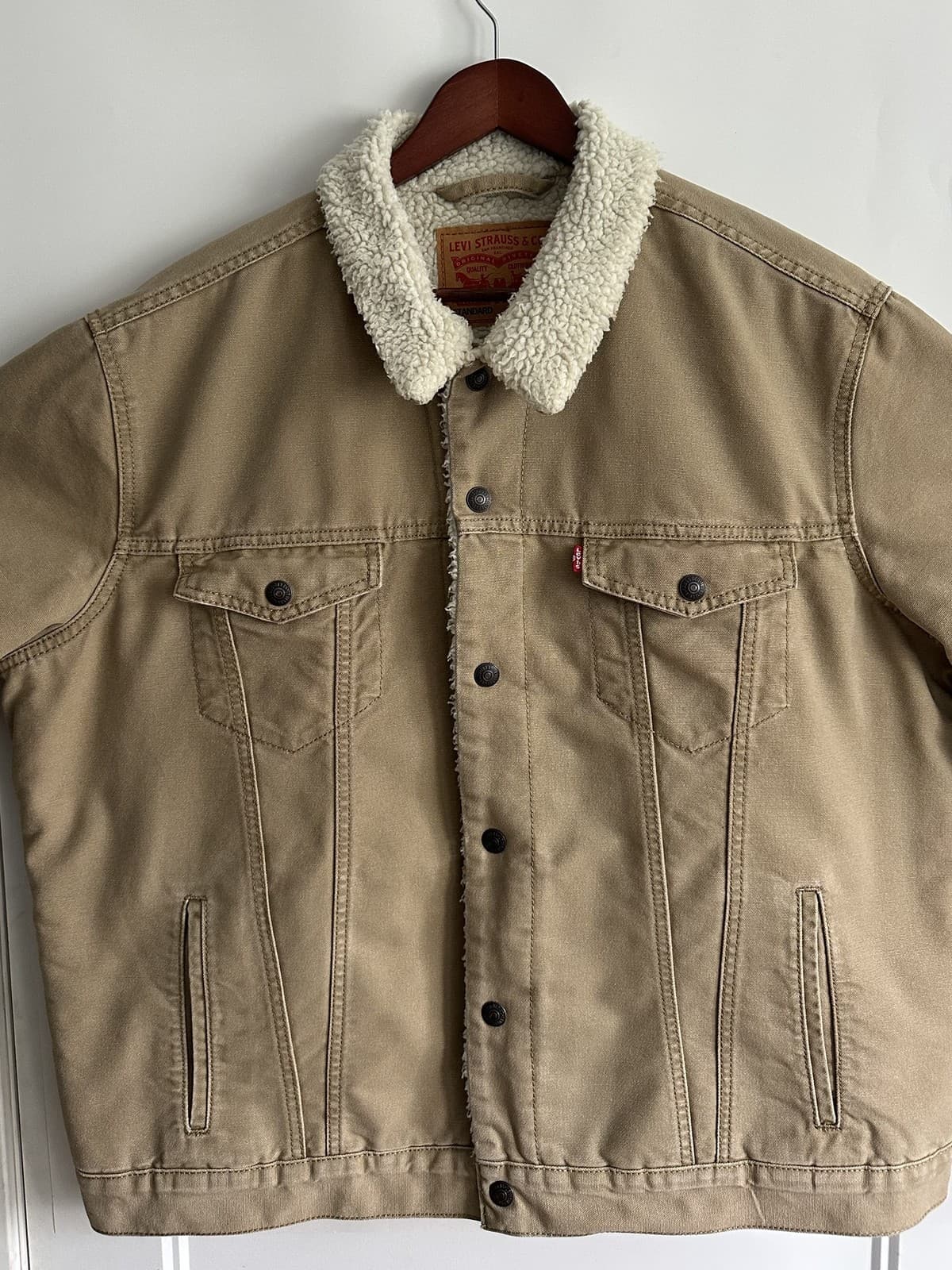 Veste doublée après repassage